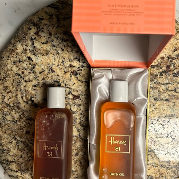Harrods 81’ • Vintage • 2 Bottles Bath Oil & Foam Bath • 8.0 Fl. Oz. • New - Picture 11 of 16